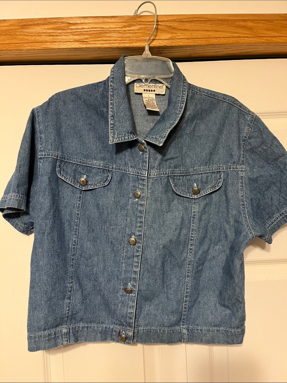 Clementine Short Sleeve Denim Shirt